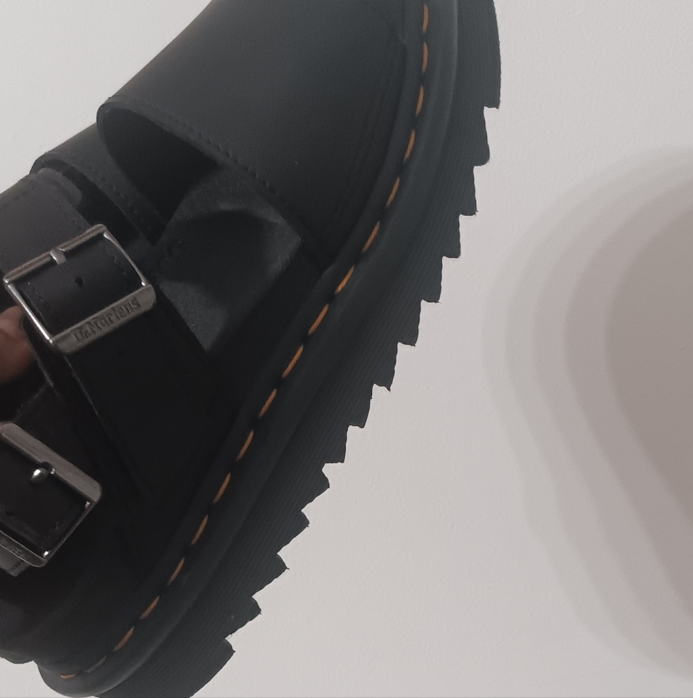 Dr. Martens Voss Black Leather Strappy Sandals Women's Size 7 - Picture 4 of 8